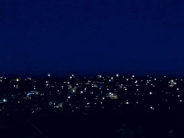 "Watching the twinkling lights of Rothwell at night makes me happy"