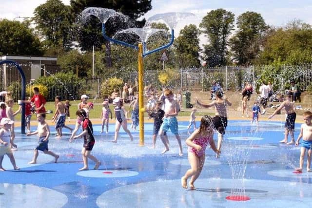 Hundreds of families enjoy the facilities at the Splash Park every year