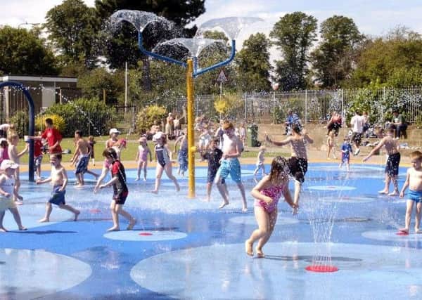 Hundreds of families enjoy the facilities at the Splash Park every year