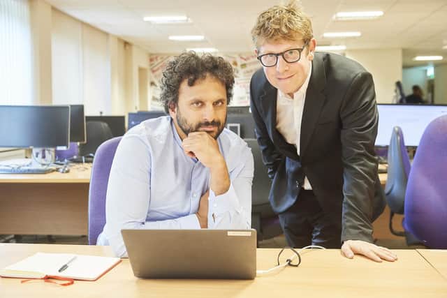 L-r Nish Kumar and Josh Widdicombe