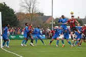 Bedford Town defended in numbers at Latimer Park last weekend (Picture: Peter Short)