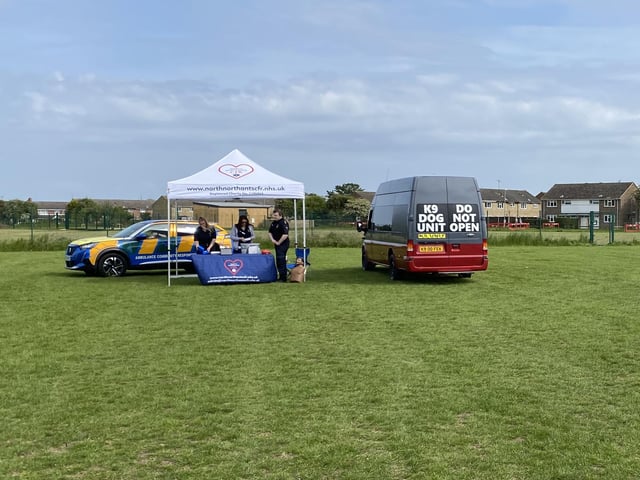 North Northants Community First Responders at Corby Dog Festival 2023