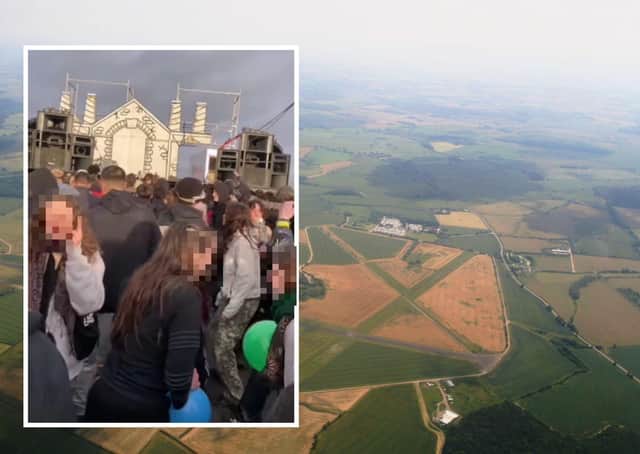 Rave at Deenethorpe Airfield /Facebook/Airfield COnservations Trust