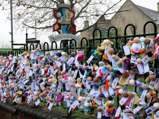 Friends of Irthlingborough Methodist Church have been busy with their yarn decorations