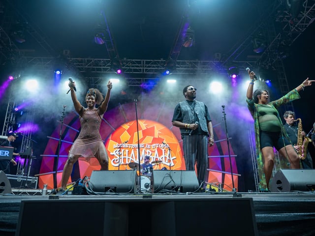 Dr Meaker performing on the Solasta Stage at the Shambala Festival on Friday, August 28, 2026. Photo by David Jackson.