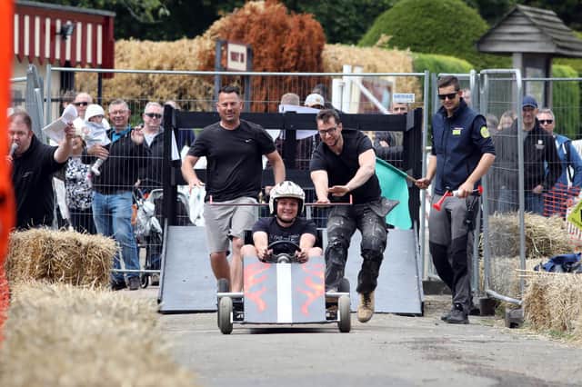 Soap Box Derby at Wicksteed Park in June 2019