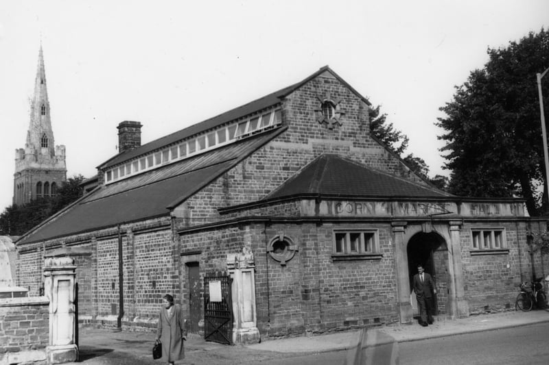 Corn Market Hall in Kettering, used by the Parish Church school as a gym.