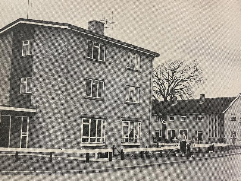 These nine-bed semi-detached homes in Bridgewater Court were built for some of Corby's larger families in the 1960s.