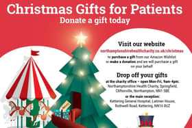 Northamptonshire Health Charity launches its annual Christmas Gifts for Patients appeal