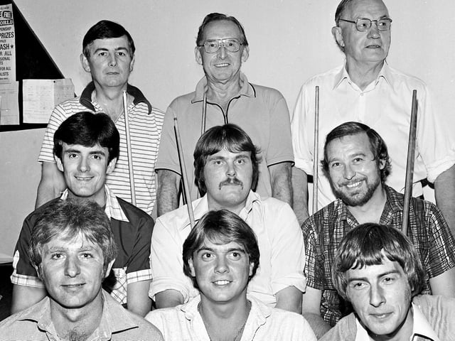 1980 DESBOROUGH CONS CLUB SNOOKER TEAM