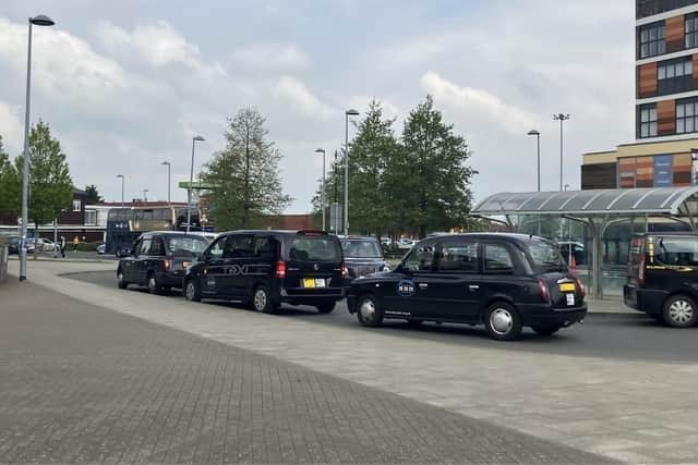 Police are investigating an incident which took place near to the taxi rank in George Street, Corby
