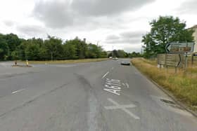 Gretton Brook Road Phoenix Parkway junction on the A6116 in Corby /Google