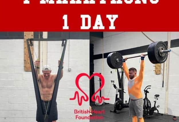 Darren Johnson and Joe Staden are raising money for the British Heart Foundation