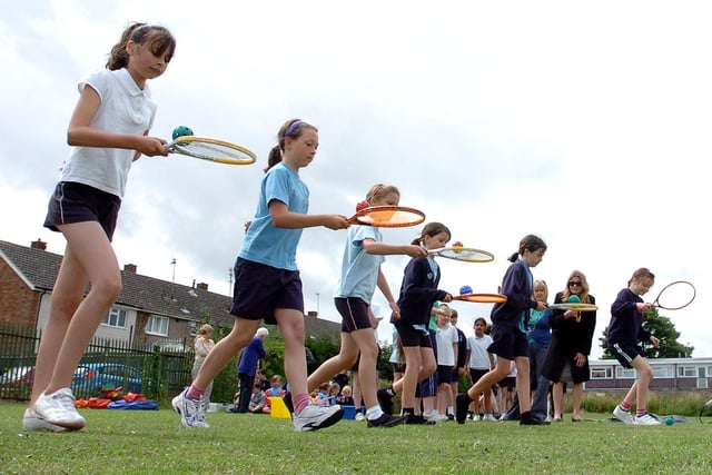 Corby St Brendan's Primary School sports day:  2009