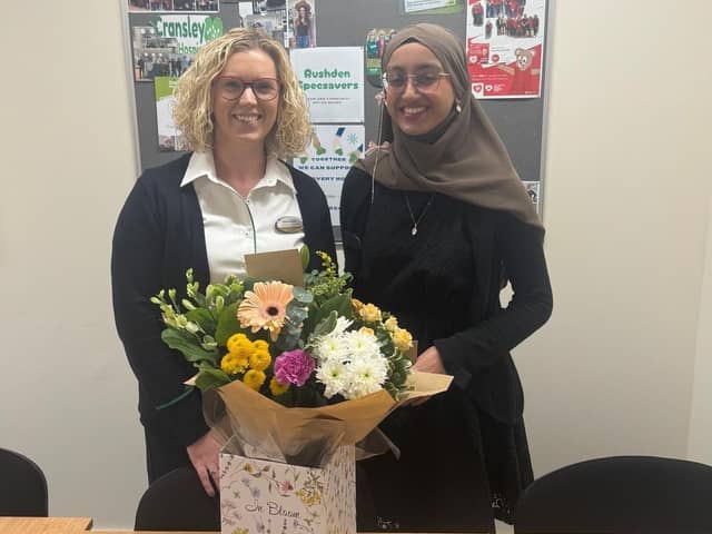 Emma Darby and Samiya Haque