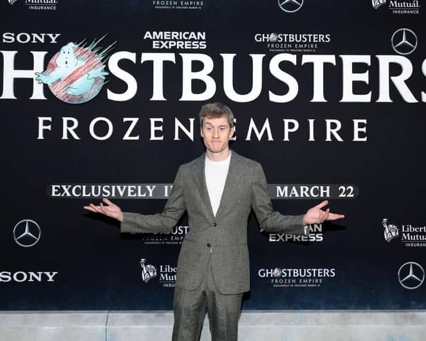 James Acaster attends the premiere of "Ghostbusters: Frozen Empire" at AMC Lincoln Square Theater on March 14, 2024 in New York City. (Photo by Dimitrios Kambouris/Getty Images)