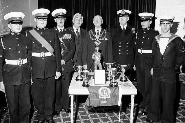 Mansfield Sea Cadets presentation from 1968