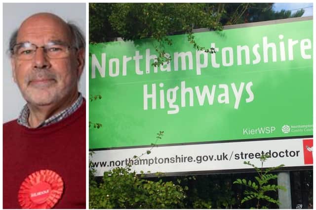 Labour deputy leader Bob Purser says questions remain over the tender process leading up to Kier landing West Northamptonshire's new £210 million highways contract