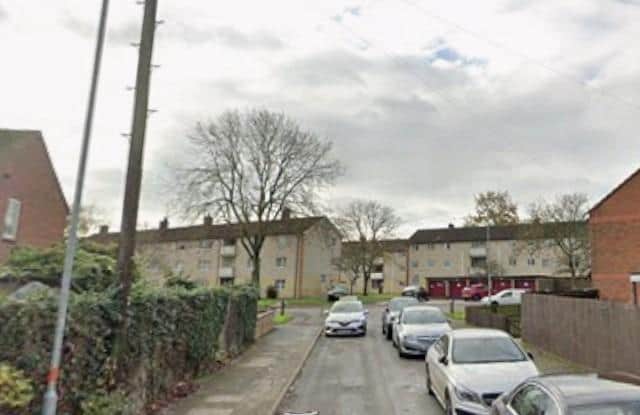 Montrose Street, Corby, where the incident took place. Image: Google