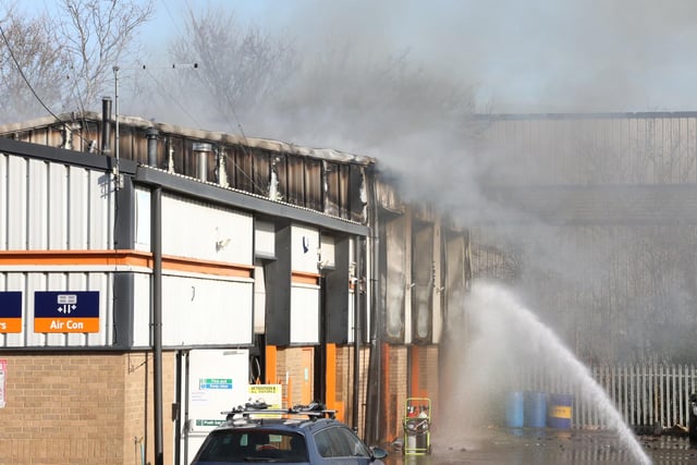 Kettering fire at Headlands MOT centre and garage