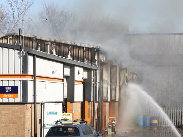 Kettering fire at Headlands MOT centre and garage