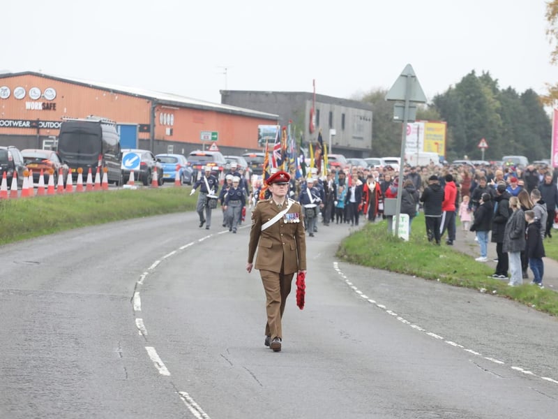 Corby Remembrance Sunday service :