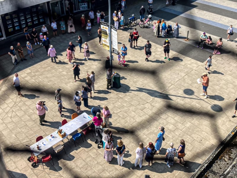 Corby’s iconic town centre clock rings out for first time in 25 years