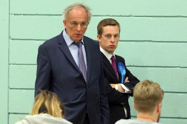 Peter Bone and Tom Pursglove at the 2017 General Election