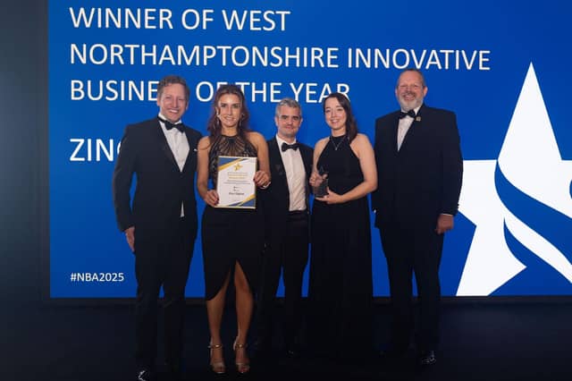 Zinc Digital team collect their award