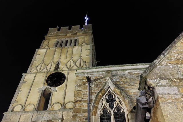 Earls Barton celebrates Christmas Eve in the Square - All Saints Church is one of the organisers of the evening