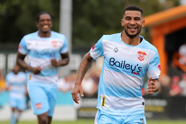 Leon Lobjoit netted a hat-trick to propel the Poppies into the next round (picture: Peter Short)