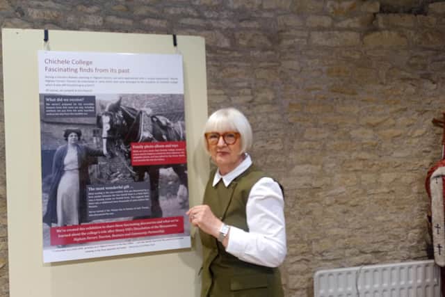 Higham Ferrers Tourism Committee’s Pam Webbley, curated a special exhibition at Chichele College showcasing the story of the Thorpe family who farmed at the college and the countless treasures that have been donated to the committee.
