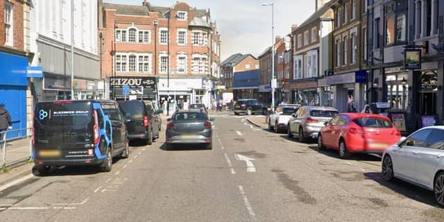 Alex Wynne was caught in Silver Street, Kettering. Image: IMG