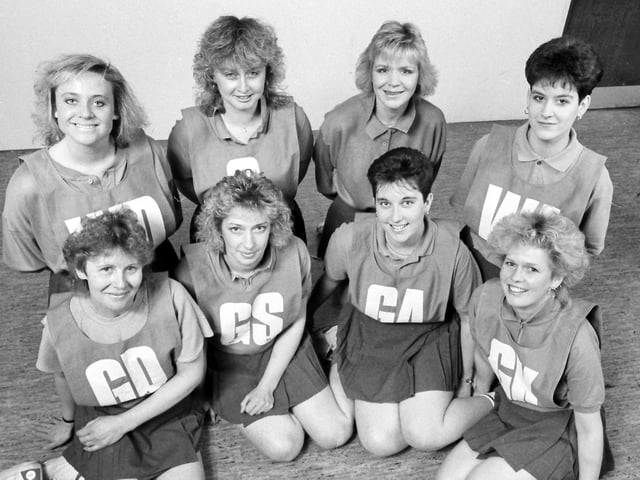 Snippers Netball teams from Kettering 1988