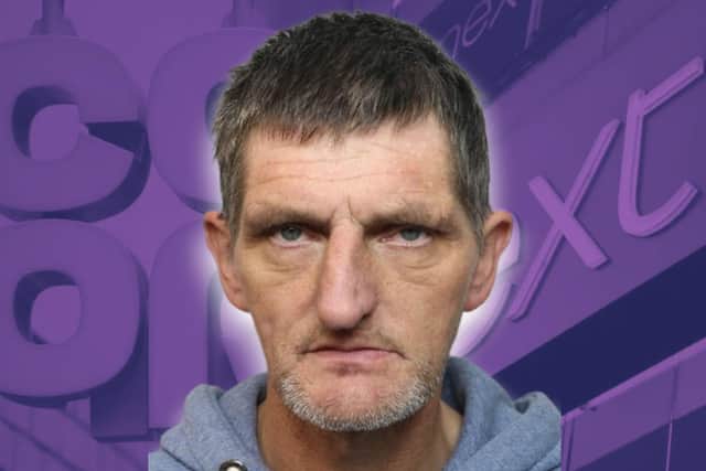 John David Neil McAulay from Corby is out of jail and offending again. Image: NW