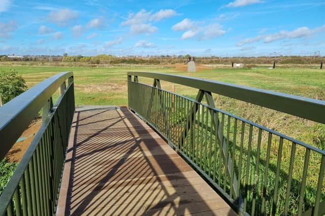 Walkers will cross the new bridges at Chester House Estate