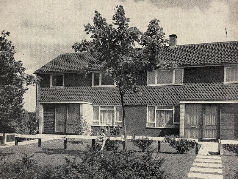 A smart four-bedroomed family house in Taunton Avenue on the Beanfield Estate pictured in the 1970.