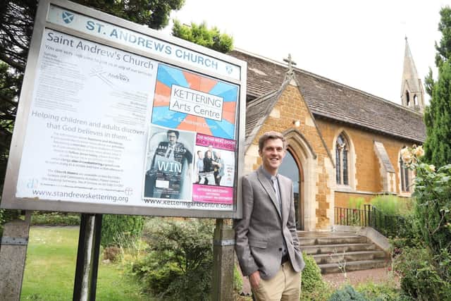 Rev Tom Houston vicar of St Andrew's Church, Kettering
