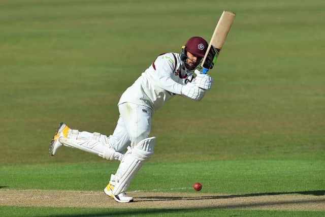Northants batter Saif Zaib will resume the final day on 37 not out (Picture: David Rogers/Getty Images)