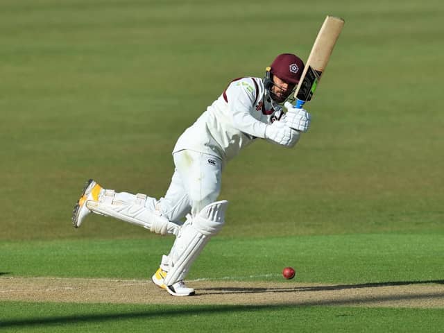 Northants batter Saif Zaib will resume the final day on 37 not out (Picture: David Rogers/Getty Images)