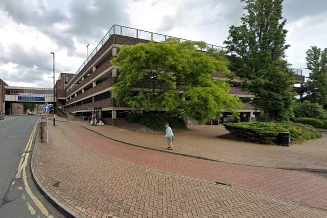 Swansgate multi-storey car park in Wellingborough town centre