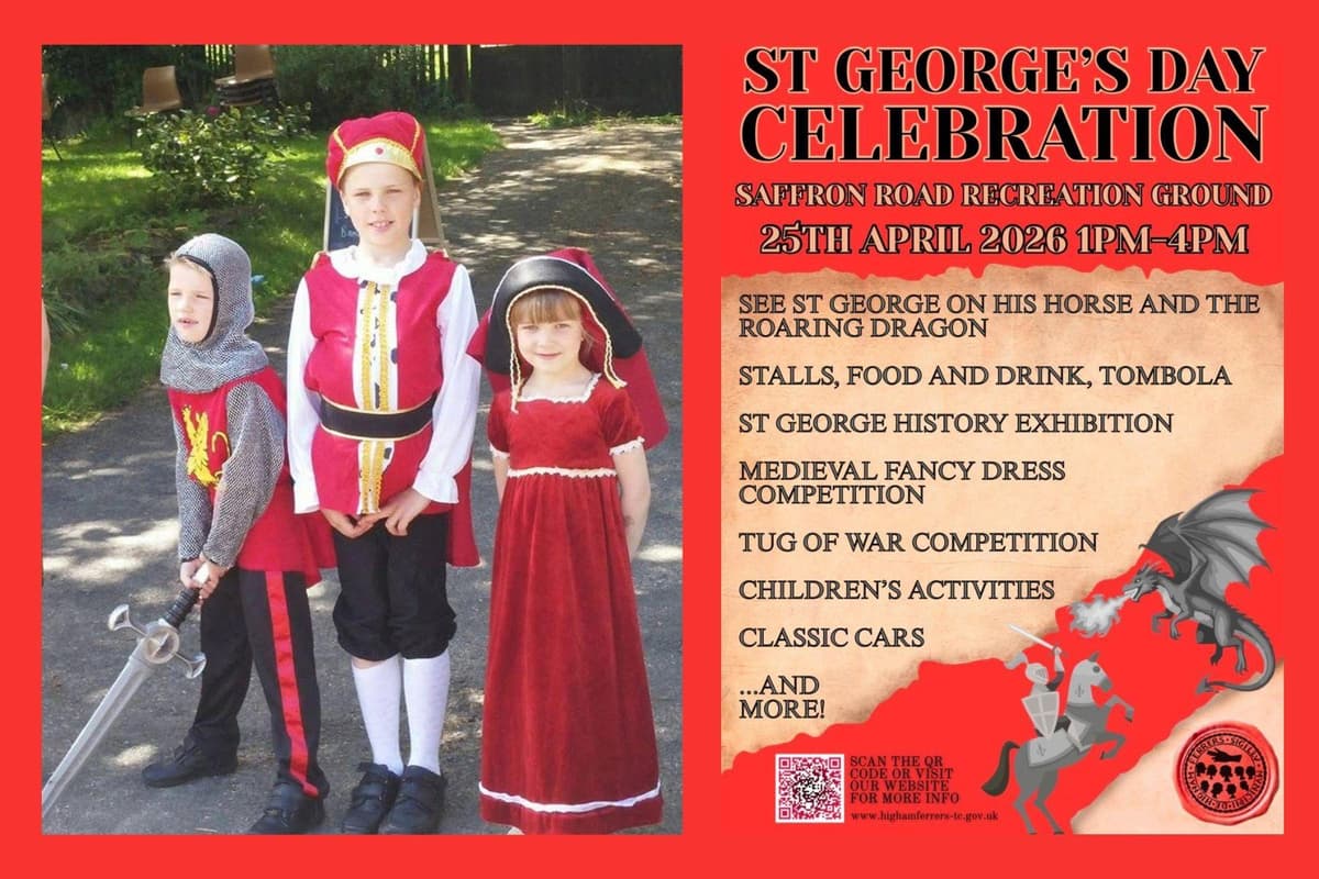 George Higham Higham Ferrers to celebrate St George’s Day with inaugural celebration ...