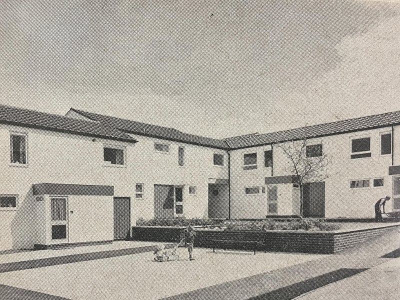 Neat-as-a-pin house in Stamford Walk were built in the 1960s to house Corby's growing population.