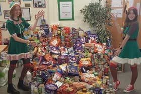 Students at Prince William School in Oundle donned their Christmas jumpers to support a food bank for families in need