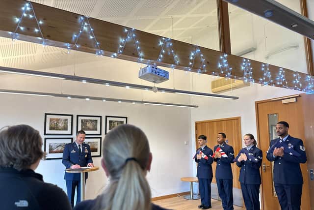 B-17 fatal air crash victims remembered during poignant service at Stanwick Lakes