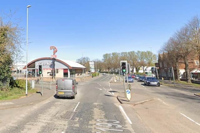 Emergency services were called to a two-vehicle crash in London Road, Wellingborough yesterday (Monday)