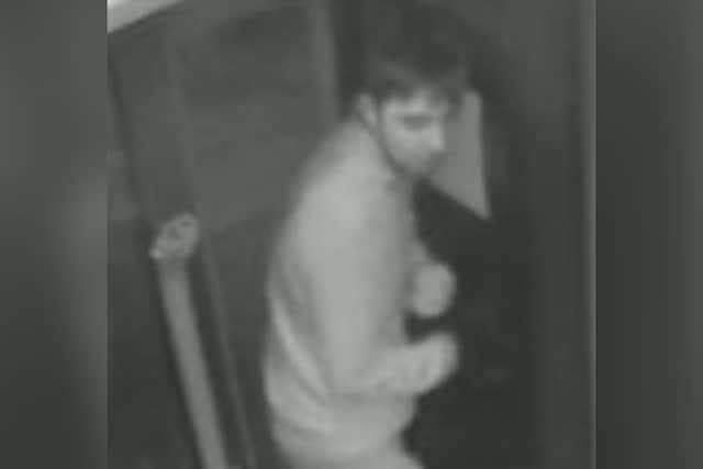 Call police if you recognise this man.