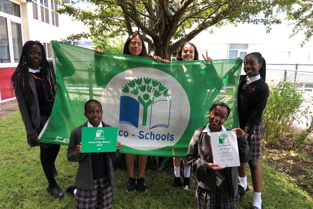 Southfield School's Eco Schools Green Flag Award with Merit