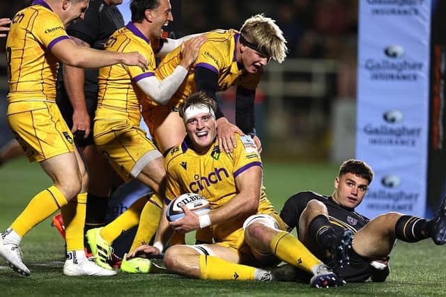 Alex Coles capped a player-of-the-match performance with an excellent late try (photo by Stu Forster/Getty Images)