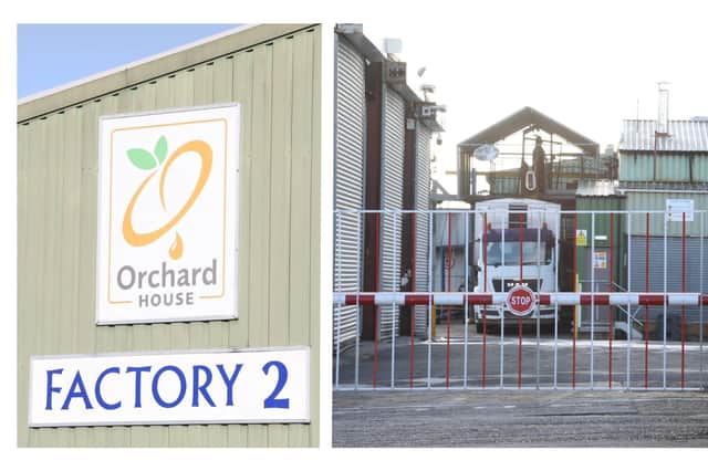 Staff were working hard at Orchard Foods in Corby this morning following the news that the firm has entered administration